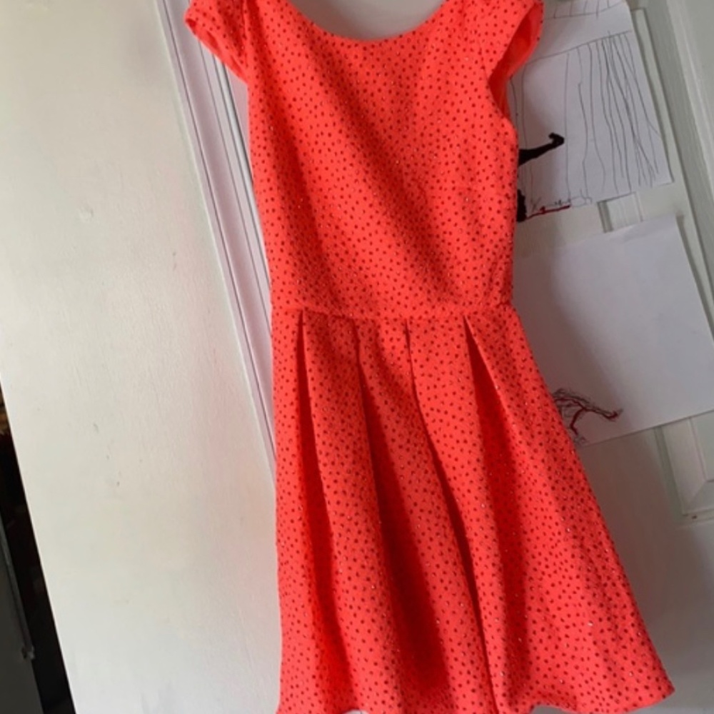 Coral dress